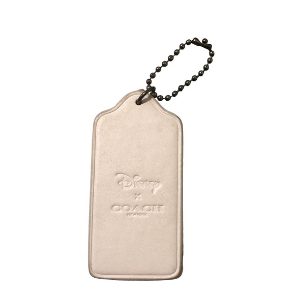 LIMITED EDITION ⭐️ COACH X DISNEY ⭐️ Hangtag with Mickey Mouse - CHALK - Picture 2 of 2